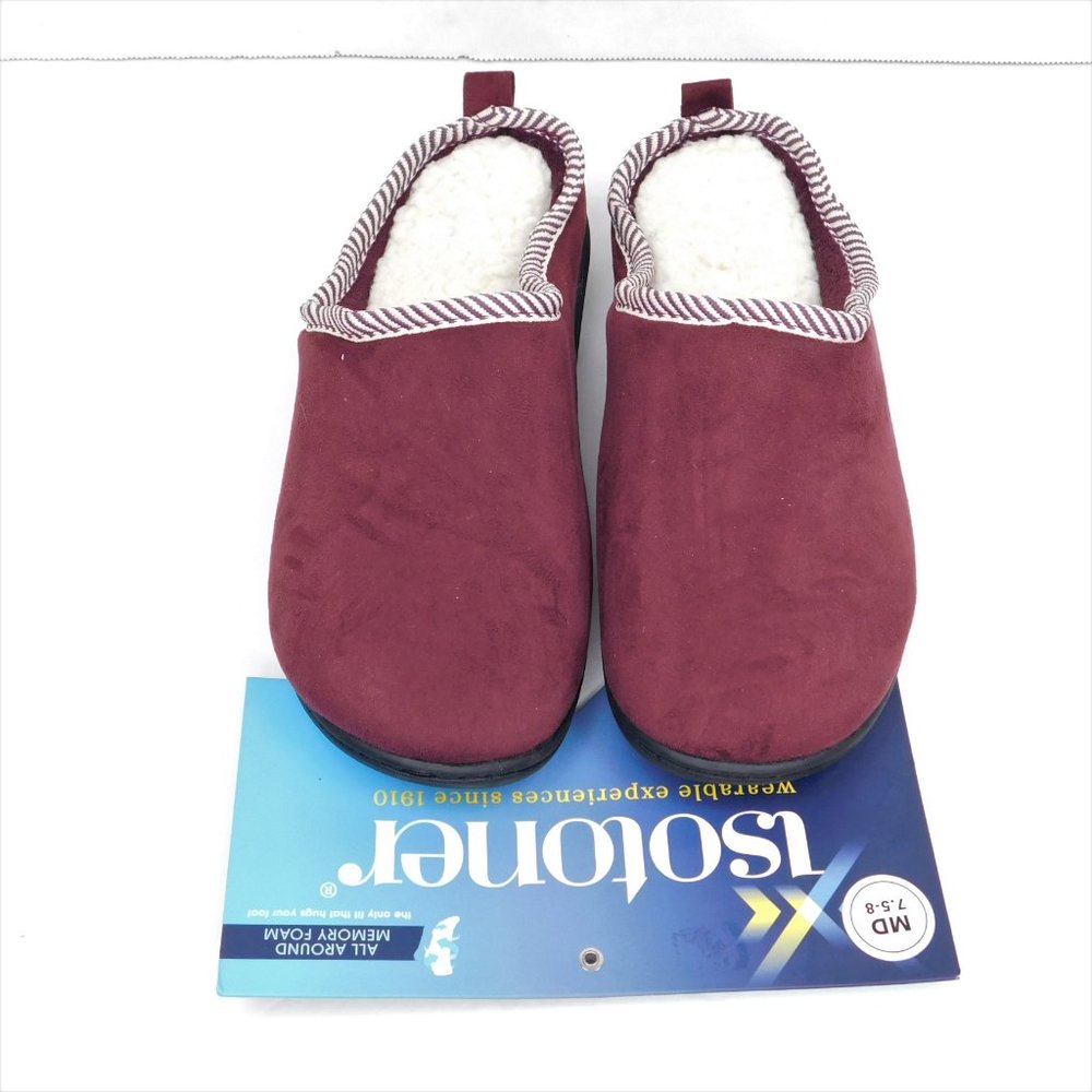 Isotoner All Around Memory Foam Slippers 7.5-8 (111923)